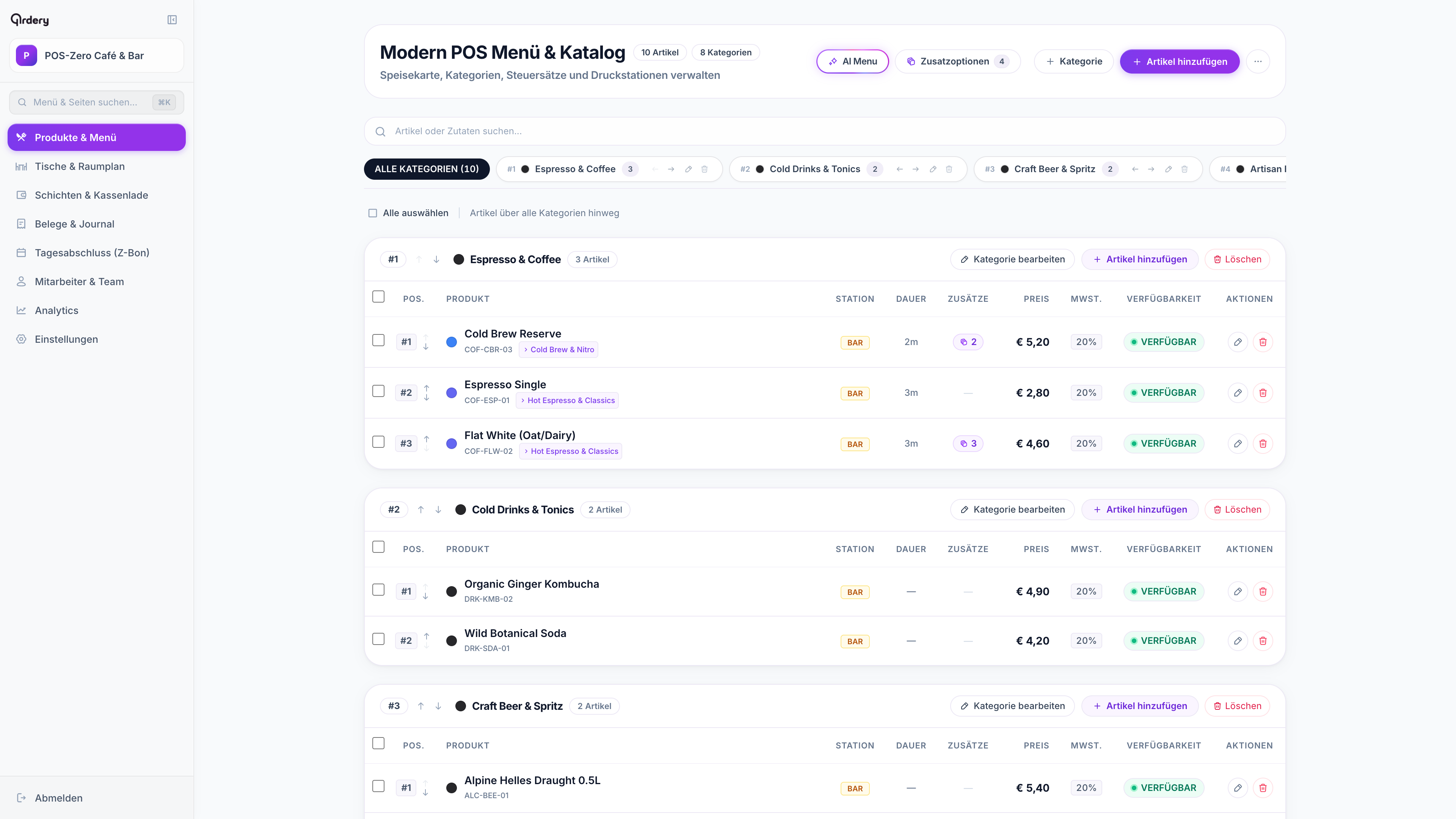 Qrdery Web Admin